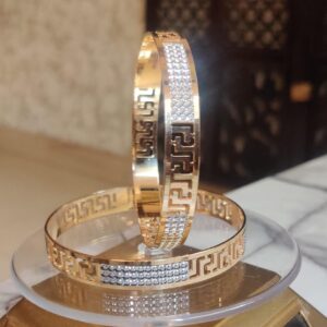 18 kt Two Tone Bangle